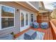Enjoy outdoor living on this charming back deck with views of the backyard at 2527 Hedgeway Cir, Kennesaw, GA 30144