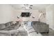 Relaxing living room with cozy sofas, a decorative rug, and entertainment setup at 7206 Begonia Way # 4, Austell, GA 30168