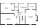 Floor plan of the first floor shows bedrooms, bathroom, electrical room, and living room layout at 353 Colchester Dr, Stone Mountain, GA 30088