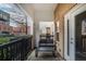 The charming balcony provides a space to relax or entertain while taking in views of the neighborhood at 870 Inman Village Ne Pkwy # 222, Atlanta, GA 30307