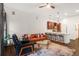 Bright living room with kitchen and counter seating at 870 Inman Village Ne Pkwy # 222, Atlanta, GA 30307