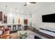 Bright living room with kitchen and bar seating at 870 Inman Village Ne Pkwy # 222, Atlanta, GA 30307