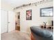 Well-organized home office with built-in shelves and a view into the hallway at 1874 Manor View Nw Cir # 4, Acworth, GA 30101