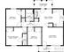 Detailed floor plan showcasing the layout of the home and room dimensions at 866 United Se Ave, Atlanta, GA 30312
