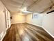 Finished basement featuring durable flooring, a small window, and ample open space at 2515 Little John Ct, Cumming, GA 30040