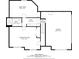 Floor plan of the house with recreation room, Gathering room, bathroom and garage at 2515 Little John Ct, Cumming, GA 30040