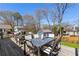 Wooden back deck perfect for outdoor dining and entertainment at 1328 Briarwood Ne Dr, Atlanta, GA 30306