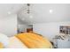 Bedroom featuring vaulted ceiling, neutral color palette, and hardwood floors at 1328 Briarwood Ne Dr, Atlanta, GA 30306