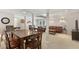 View of the finished basement showing a seating area and table with chairs at 3841 Admiral Dr, Atlanta, GA 30341