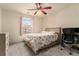 Simple bedroom with a light colored bed frame and neutral wall colors at , Atlanta, GA 30318