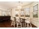 Inviting breakfast nook with a modern table set, bright windows, and hardwood floors, perfect for Gathering meals at , Atlanta, GA 30318