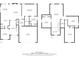 Detailed floor plan showcasing the layout of the home, including room dimensions and flow at 6441 Oakhurst Pl, Fairburn, GA 30213