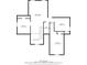 Detailed second floor plan showcasing the layout of the home, including room dimensions and flow at 6441 Oakhurst Pl, Fairburn, GA 30213