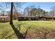 Grassy backyard with a view of trees and a privacy fence at 8212 Englewood Trl, Riverdale, GA 30274