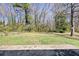 Large grassy backyard with mature trees, providing ample privacy at 8212 Englewood Trl, Riverdale, GA 30274