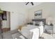 Inviting bedroom with a comfortable bed, modern accents, and convenient access to the kitchen area at 1080 Peachtree Ne St # 2005, Atlanta, GA 30309