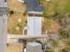 Aerial view of the property with a long driveway and detached garage at 1282 Westridge Sw Rd, Atlanta, GA 30311