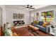Cozy living room features stylish furnishings, light wood floors, and natural light at 1282 Westridge Sw Rd, Atlanta, GA 30311
