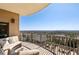Expansive balcony with comfortable seating and stunning city views at 2700 Paces Ferry Se Rd # 302, Atlanta, GA 30339