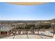Beautiful balcony showcasing distant city skyline views and outdoor dining at 2700 Paces Ferry Se Rd # 302, Atlanta, GA 30339