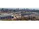 Expansive aerial view showcasing Atlanta's skyline, with the property nestled in the urban landscape at 965 Carr Nw St, Atlanta, GA 30318