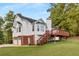 Exterior of home with wooden deck at 5077 Fieldview Dr, Douglasville, GA 30135