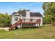 Back of house with deck and staircase at 5077 Fieldview Dr, Douglasville, GA 30135