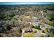 Aerial shot of a neighborhood featuring mature trees, multiple swimming pools, and tennis courts at 8005 Sweet Creek Rd, Johns Creek, GA 30097