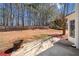 Open backyard with a patio area and a privacy fence at 924 Evian Nw Dr, Kennesaw, GA 30152