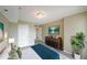 Cozy main bedroom with neutral tones, stylish furniture, and ample natural light at 795 Hammond Dr # 1108, Atlanta, GA 30328