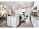 Bright kitchen features stainless steel appliances, granite countertops, and an eat-in island at 2320 Ridge View Dr, Loganville, GA 30052