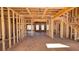 Interior framing shows layout with large window openings and staircase at 4850 Cool Springs Rd, Winston, GA 30187