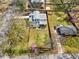 A high angle shot of the property with a private yard, a privacy fence, and flowering trees at 3087 Alston Dr, Decatur, GA 30032