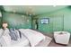 Large main bedroom with hardwood floors, modern lighting, and two large closets at 3087 Alston Dr, Decatur, GA 30032