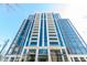 The Dillon Buckhead boasts a sleek facade, private balconies, and prime location at 2425 Peachtree Ne Rd # 505, Atlanta, GA 30305