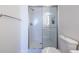 Modern bathroom features a toilet, sink, and glass-enclosed shower at 2479 Peachtree Ne Rd # 104, Atlanta, GA 30305