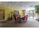 Bright dining room features a decorative table with seating and sliding doors to a patio at 2479 Peachtree Ne Rd # 104, Atlanta, GA 30305