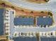 Aerial view of townhome community showcasing neat rows, organized parking, and modern living at 3030 Westpoint Cir, Snellville, GA 30078