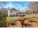 Backyard with patio, fire pit, and seating area at 1011 Dogwood Forest Ne Dr, Marietta, GA 30068