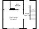 Detailed floor plan showcasing the layout of the living room, foyer and bath at 269 Castleberry Station Dr, Atlanta, GA 30313