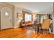 Inviting foyer showcasing hardwood floors and an open layout leading to the living room at 3555 Kingsboro Ne Rd, Atlanta, GA 30319