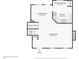 Floor plan of the main level featuring a living room, dining room, kitchen and breakfast nook at 155 Hitchcock Dr, Villa Rica, GA 30180