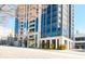Stunning exterior view of luxury building with modern architecture and private balconies at 2425 Peachtree Ne Rd # 1104, Atlanta, GA 30305