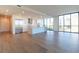 Bright, modern kitchen with stainless steel appliances, island, and a large window view at 2425 Peachtree Ne Rd # 1104, Atlanta, GA 30305