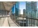 Enjoy city views from this balcony perfect for relaxing and entertaining at 1080 Peachtree Ne St # 1909, Atlanta, GA 30309