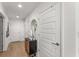 Bright apartment entryway with stylish storage and decor at 1080 Peachtree Ne St # 1909, Atlanta, GA 30309