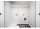 Laundry room with washer and dryer hookups at 122 S Mill Creek Ct, Woodstock, GA 30188