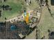 Aerial view of property boundaries, streets, and neighborhood at 1694 Mount Bethel Rd, Mcdonough, GA 30252