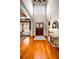 Grand entryway with hardwood floors, high ceilings, and elegant front door at 268 Hanson Way, Marietta, GA 30064