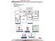 Detailed floor plan showcasing the layout of the home, including the living spaces and bedrooms at 309 Melanie Ct, Bowdon, GA 30108